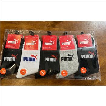 Puma Ankle Socks Multi Color 8-12 Men 10 Pack