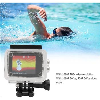 Sports Cam Full HD 1080p and ALL Accessories 
