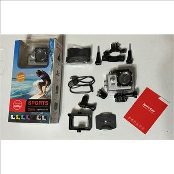 Sports Cam Full HD 1080p and ALL Accessories 