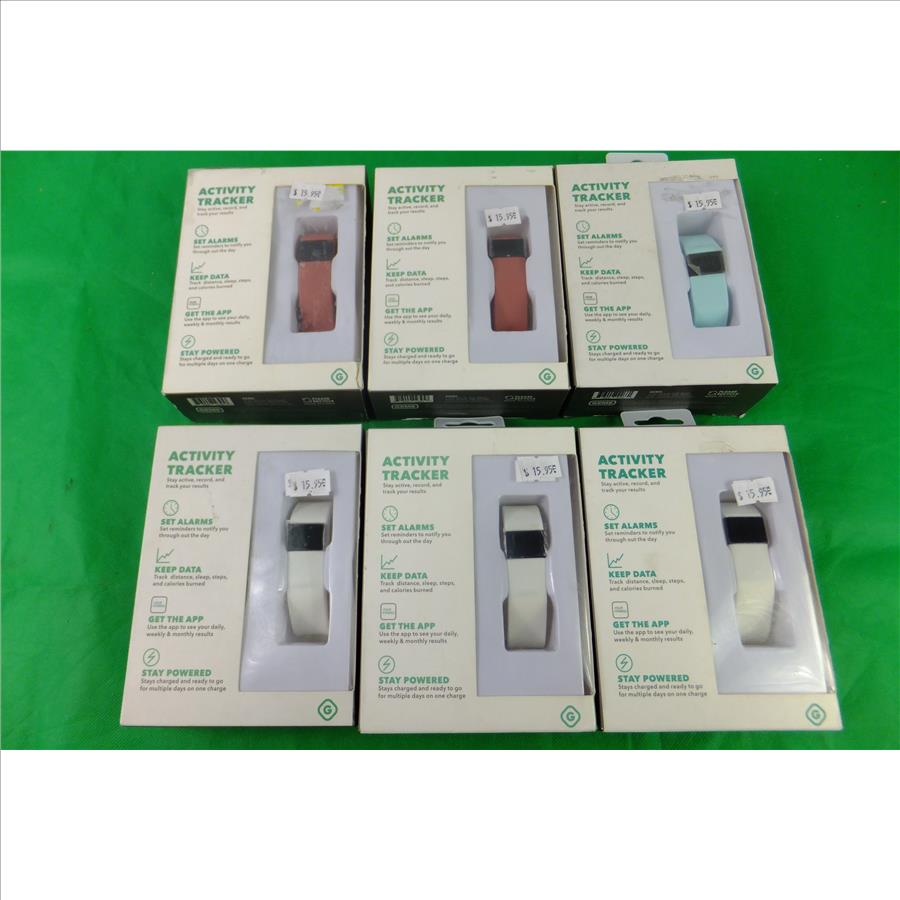Lot Of 6 Gems Activity Tracker Brand New In The Box Property Room