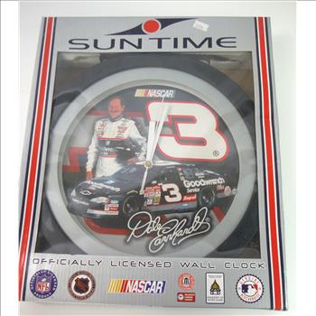 New Sun Time Nascar Dale Earnhardt Clock