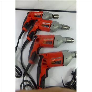 4 Milwaukee 1/2 Hammer Drill 5376-20 Corded
