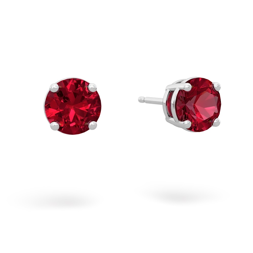 1.50 Carat Ceylon Ruby Stud Earrings Beautilful