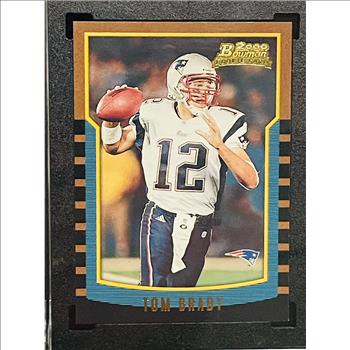 Graded Tom Brady 2000 Bowman Rookie Card #236 SGC 7 NM