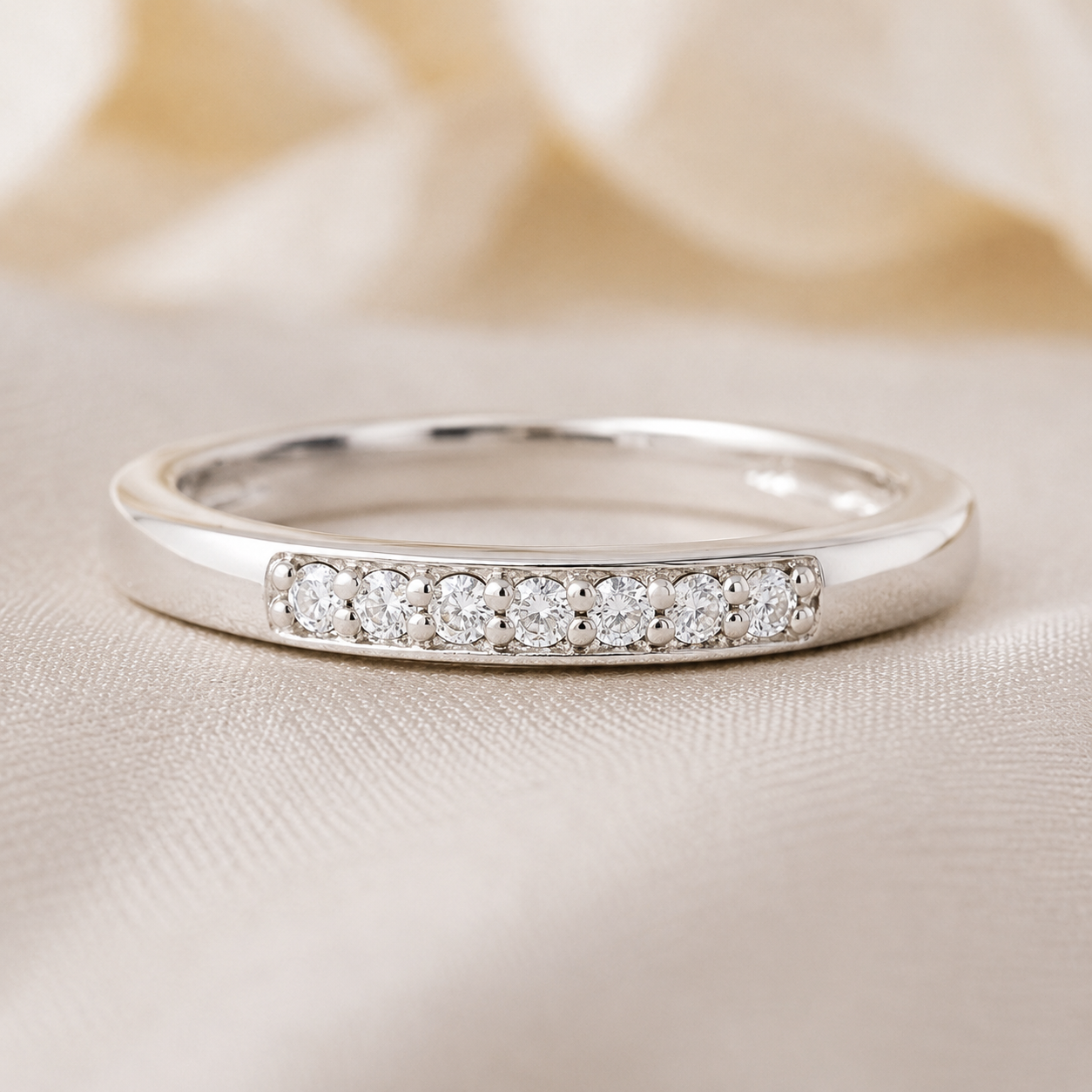 925 Sterling Silver 0.28 Ct Round Cubic Zirconia Ring