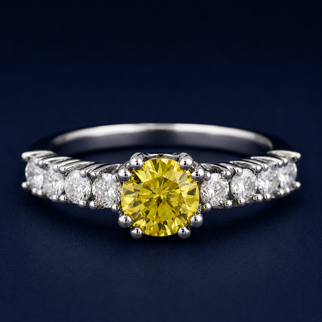 925 Sterling Silver 5.38 Ct Cubic Zirconia Ring 6 US Ring Size