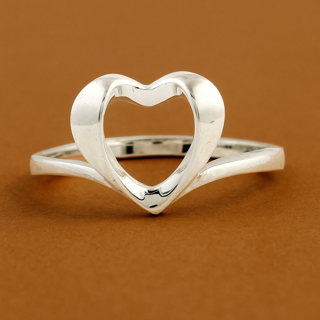 NO RESERVE 0.00 Ct Plain 925 Sterling Silver Ring