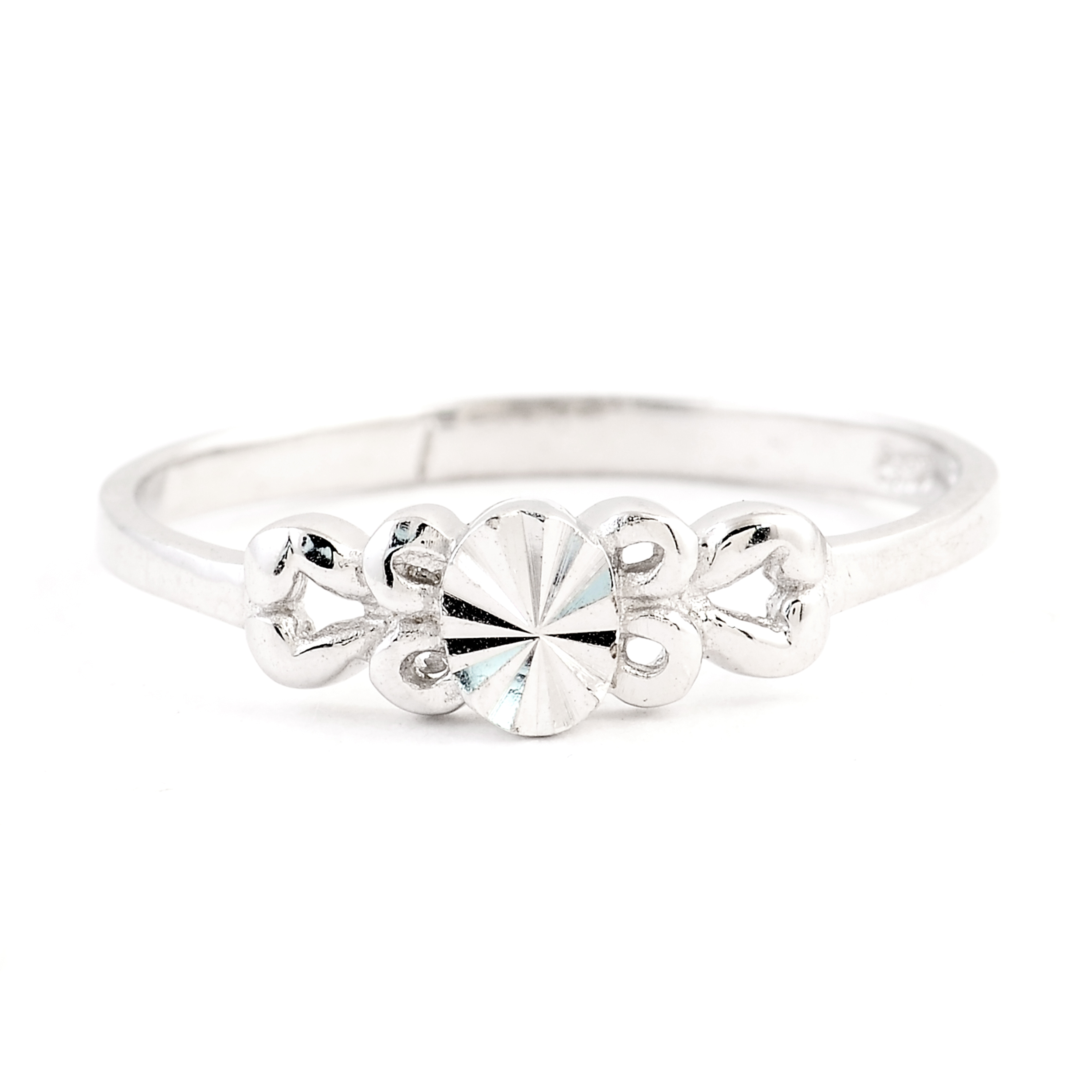 NO RESERVE 0.00 Ct Plain 925 Sterling Silver Ring