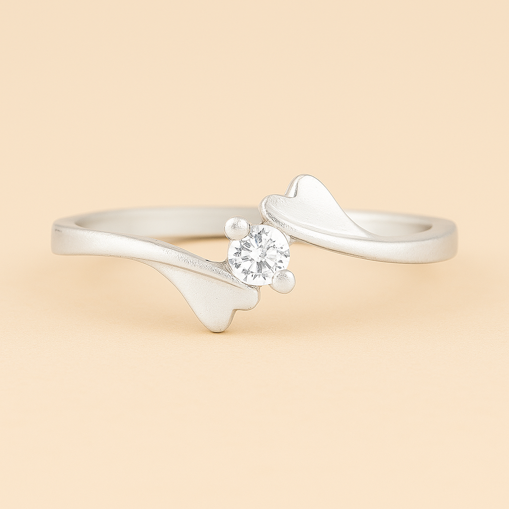 NO RESERVE 0.22 Ct Cubic Zirconia 925 Sterling Silver Ring