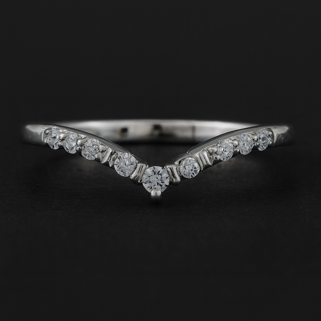 NO RESERVE 0.30 Ct Round Cubic Zirconia 925 Sterling Silver Ring