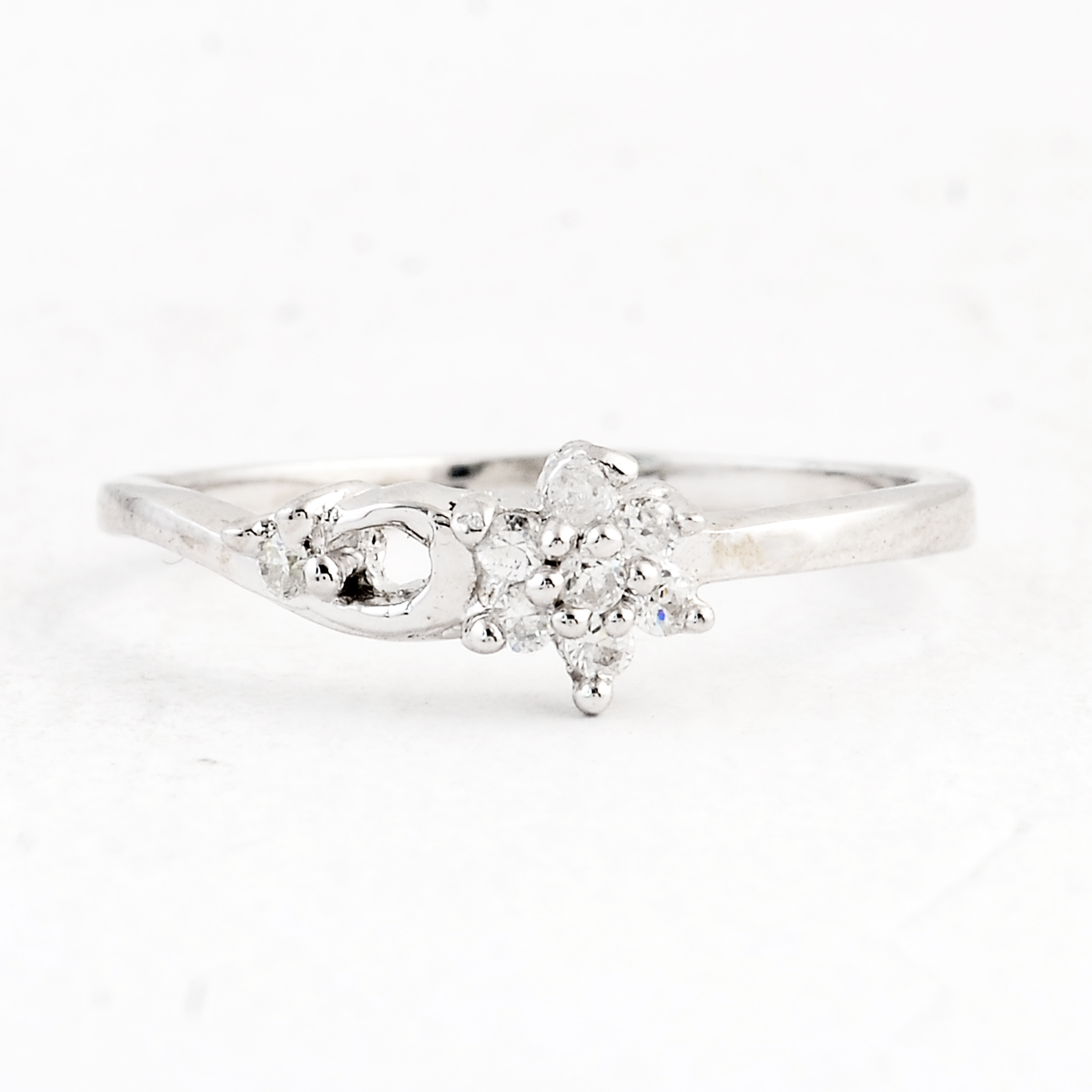 NO RESERVE 0.31 Ct Cubic Zirconia 925 Sterling Silver Ring