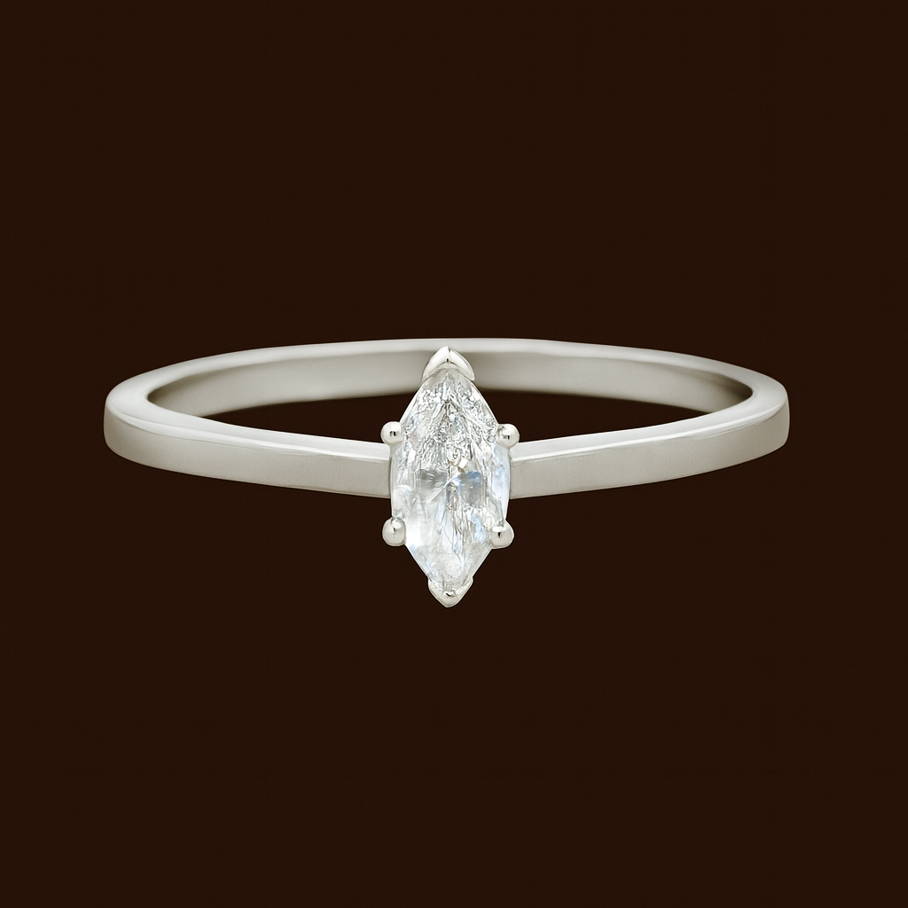 NO RESERVE 0.90 Ct Cubic Zirconia 925 Sterling Silver Ring