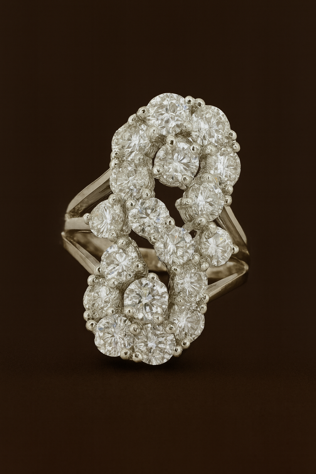 NO RESERVE 10.35 Ct Cubic Zirconia 925 Sterling Silver Ring