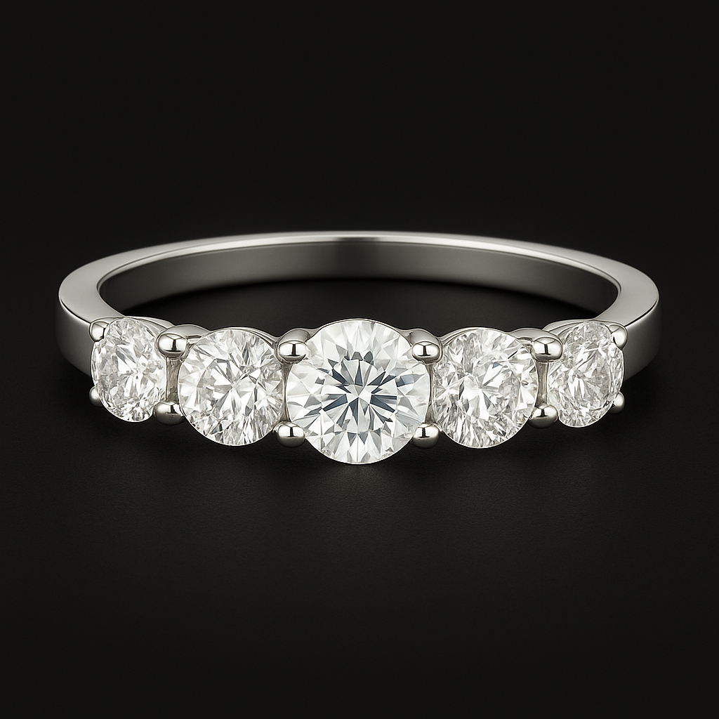 NO RESERVE 1.06 Ct Cubic Zirconia 925 Sterling Silver Ring