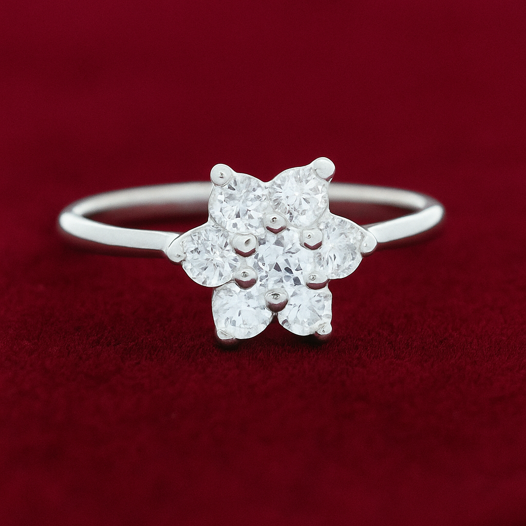 NO RESERVE 1.20 Ct Cubic Zirconia 925 Sterling Silver Ring