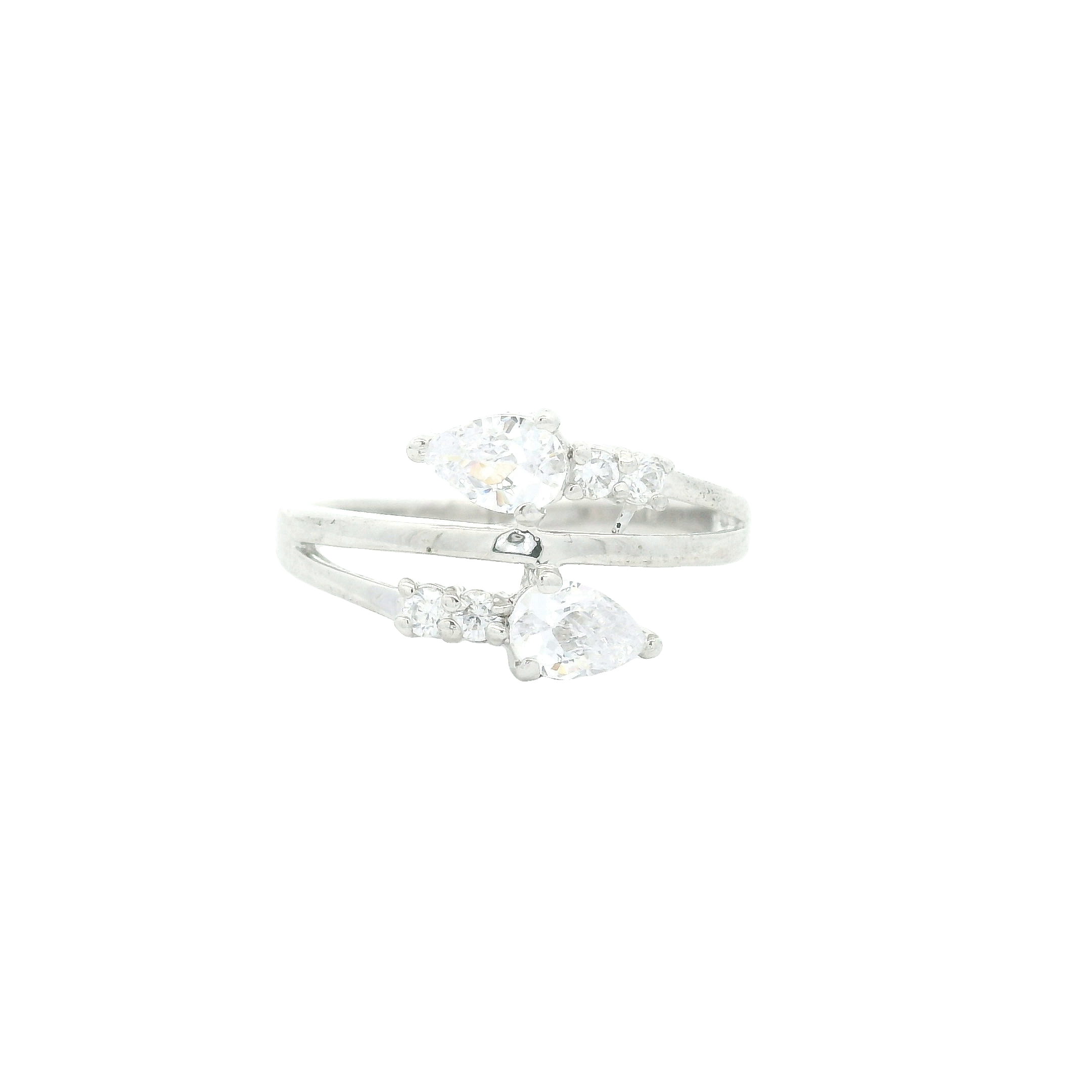 NO RESERVE 1.25 Ct Cubic Zirconia 925 Sterling Silver Ring