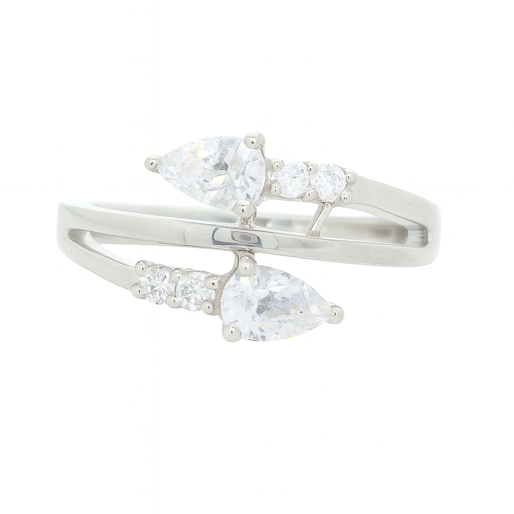 NO RESERVE 1.25 Ct Cubic Zirconia 925 Sterling Silver Ring