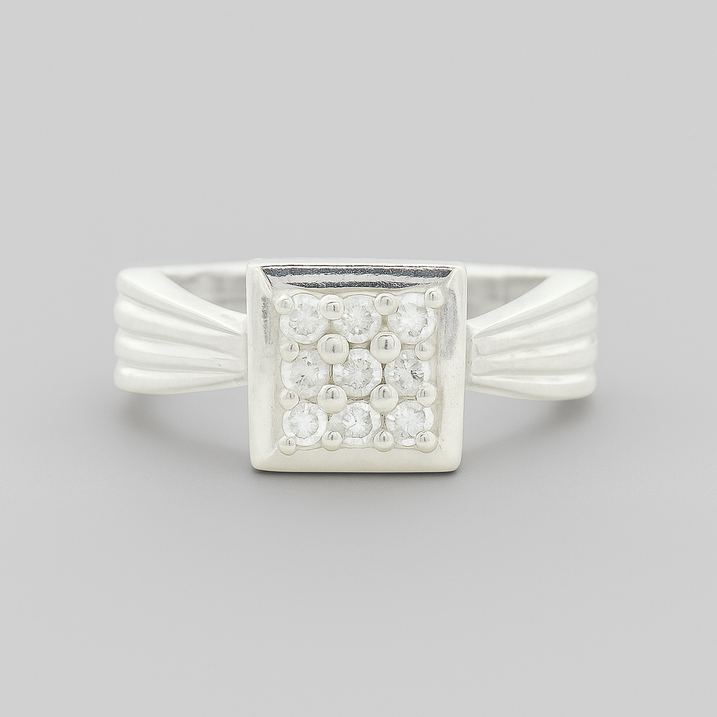 NO RESERVE 1.27 Ct Cubic Zirconia 925 Sterling Silver Ring