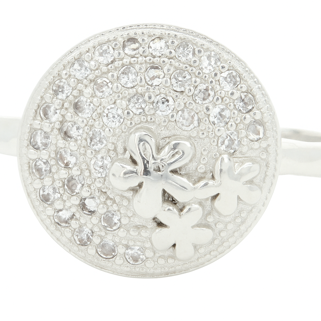 NO RESERVE 1.29 Ct Cubic Zirconia 925 Sterling Silver Ring