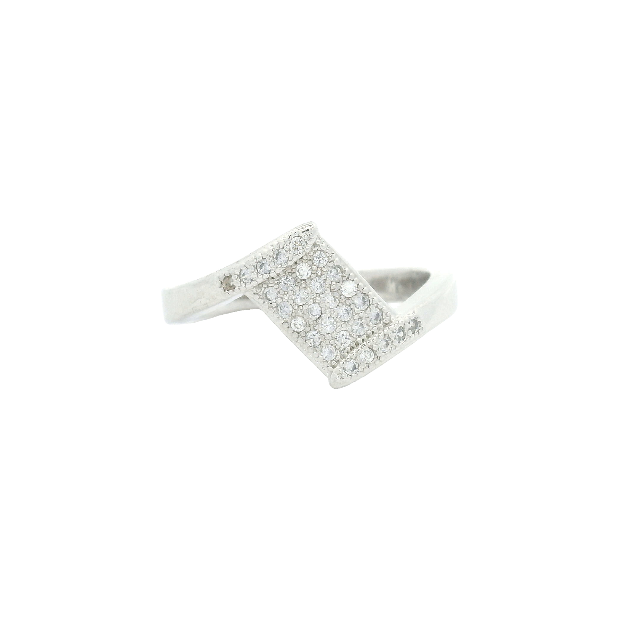 NO RESERVE 1.34 Ct Cubic Zirconia 925 Sterling Silver Ring