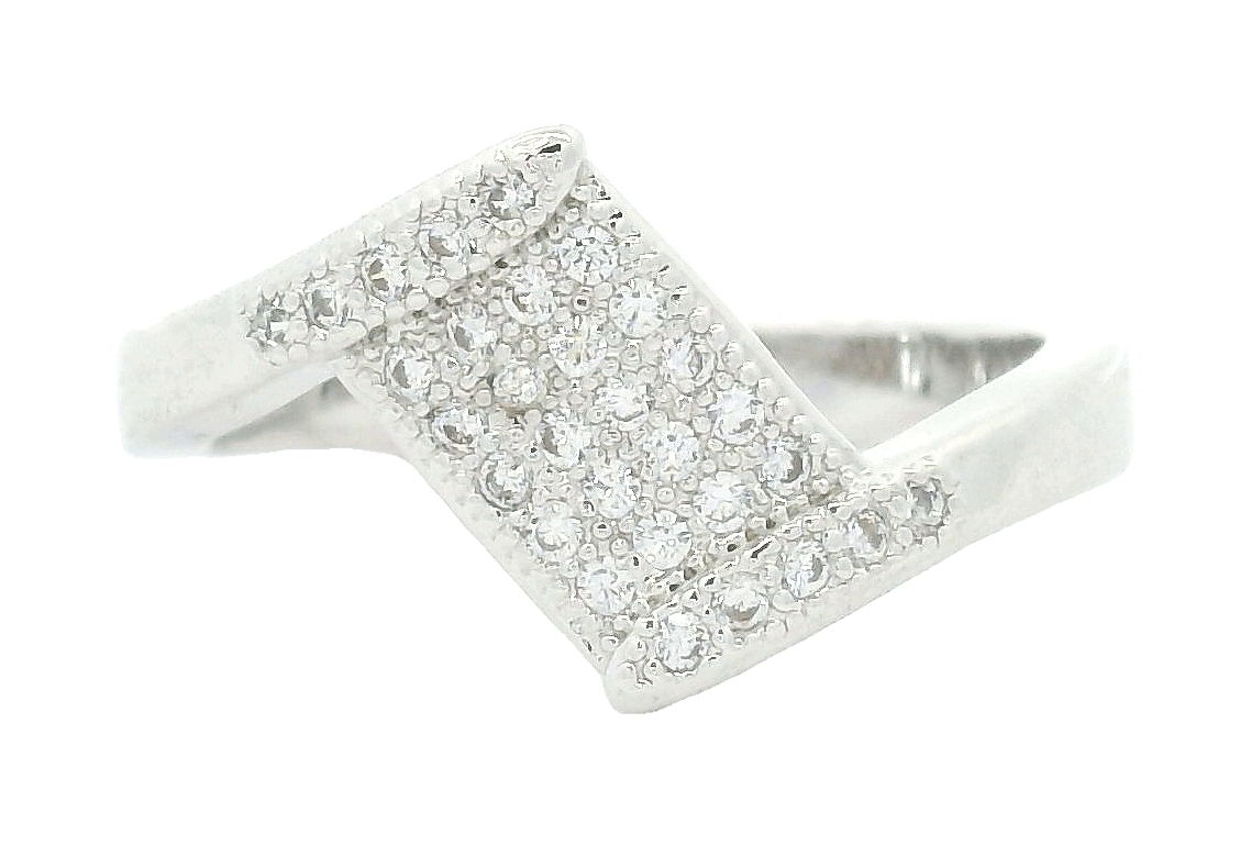 NO RESERVE 1.34 Ct Cubic Zirconia 925 Sterling Silver Ring
