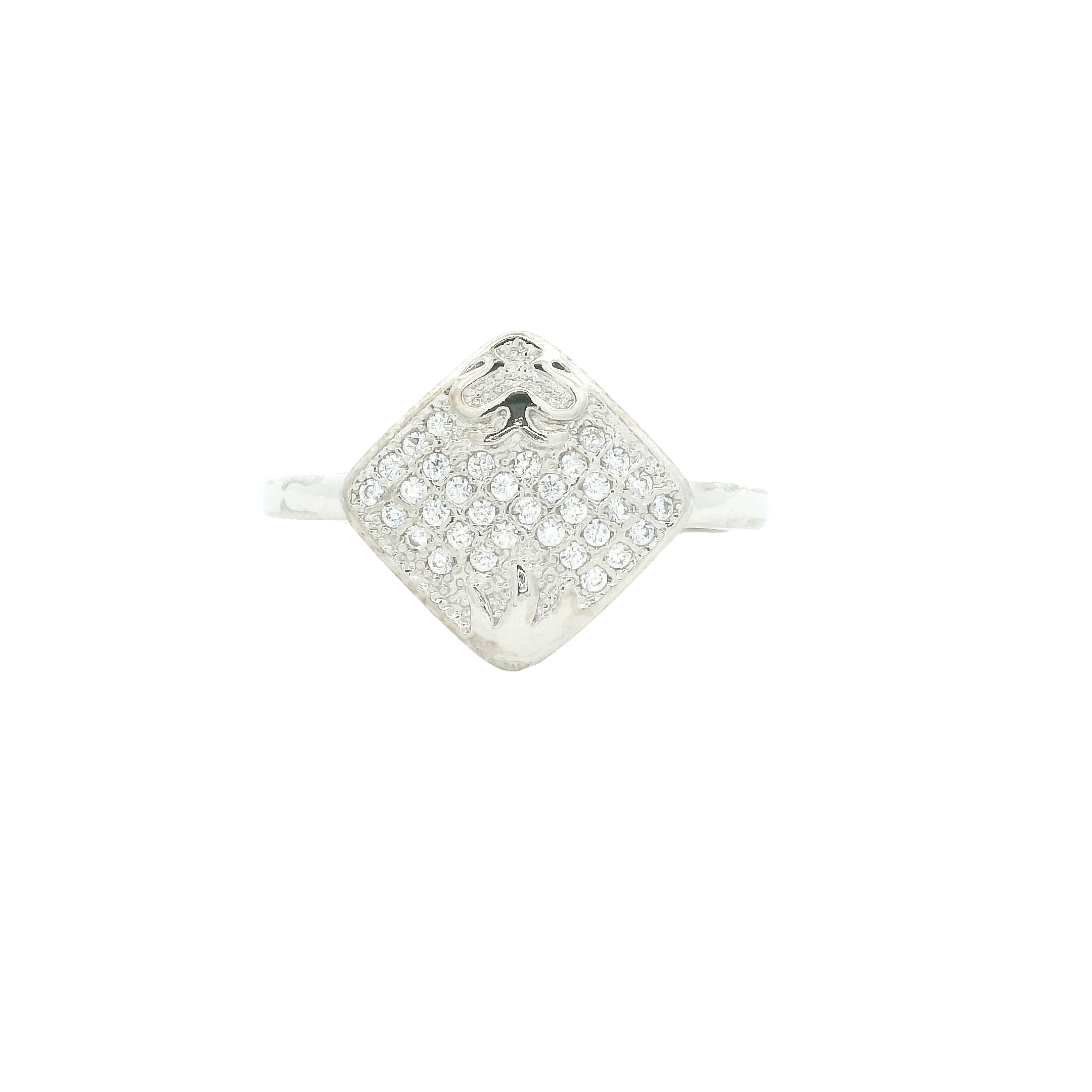 NO RESERVE 1.39 Ct Cubic Zirconia 925 Sterling Silver Ring