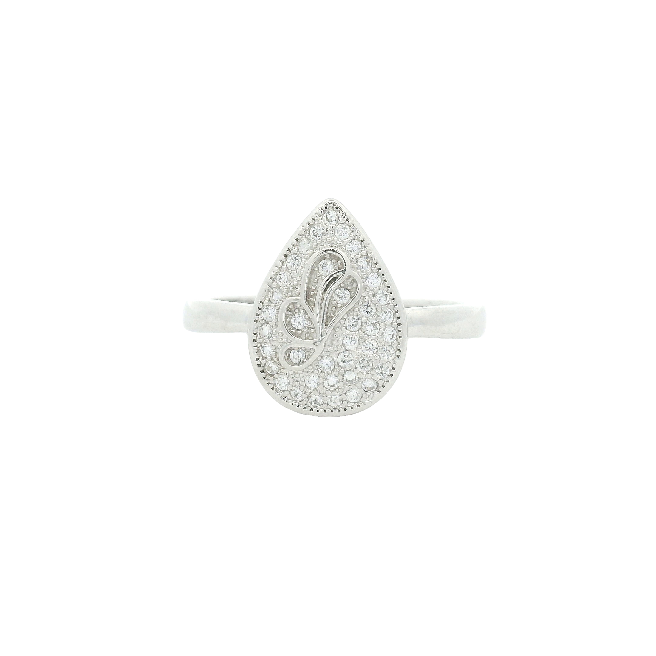 NO RESERVE 1.51 Ct Cubic Zirconia 925 Sterling Silver Ring