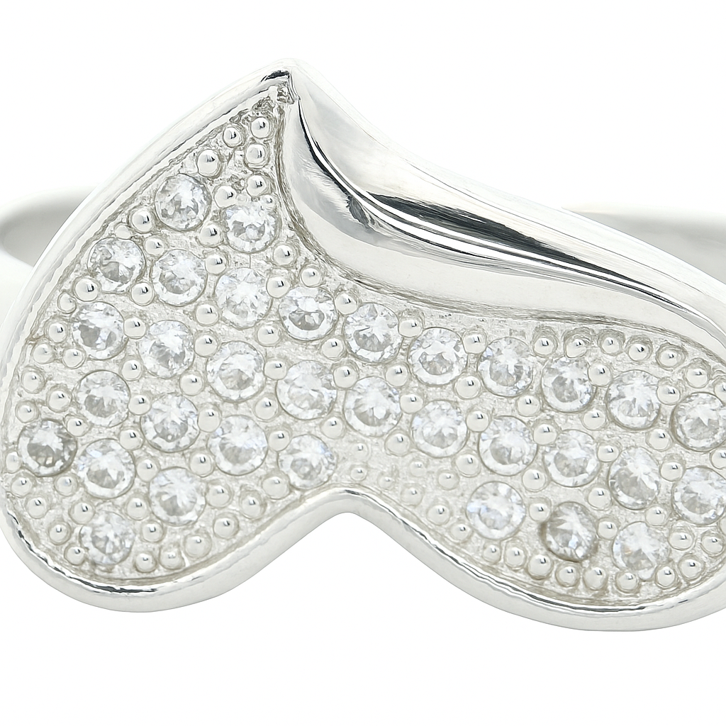 NO RESERVE 1.55 Ct Cubic Zirconia 925 Sterling Silver Ring