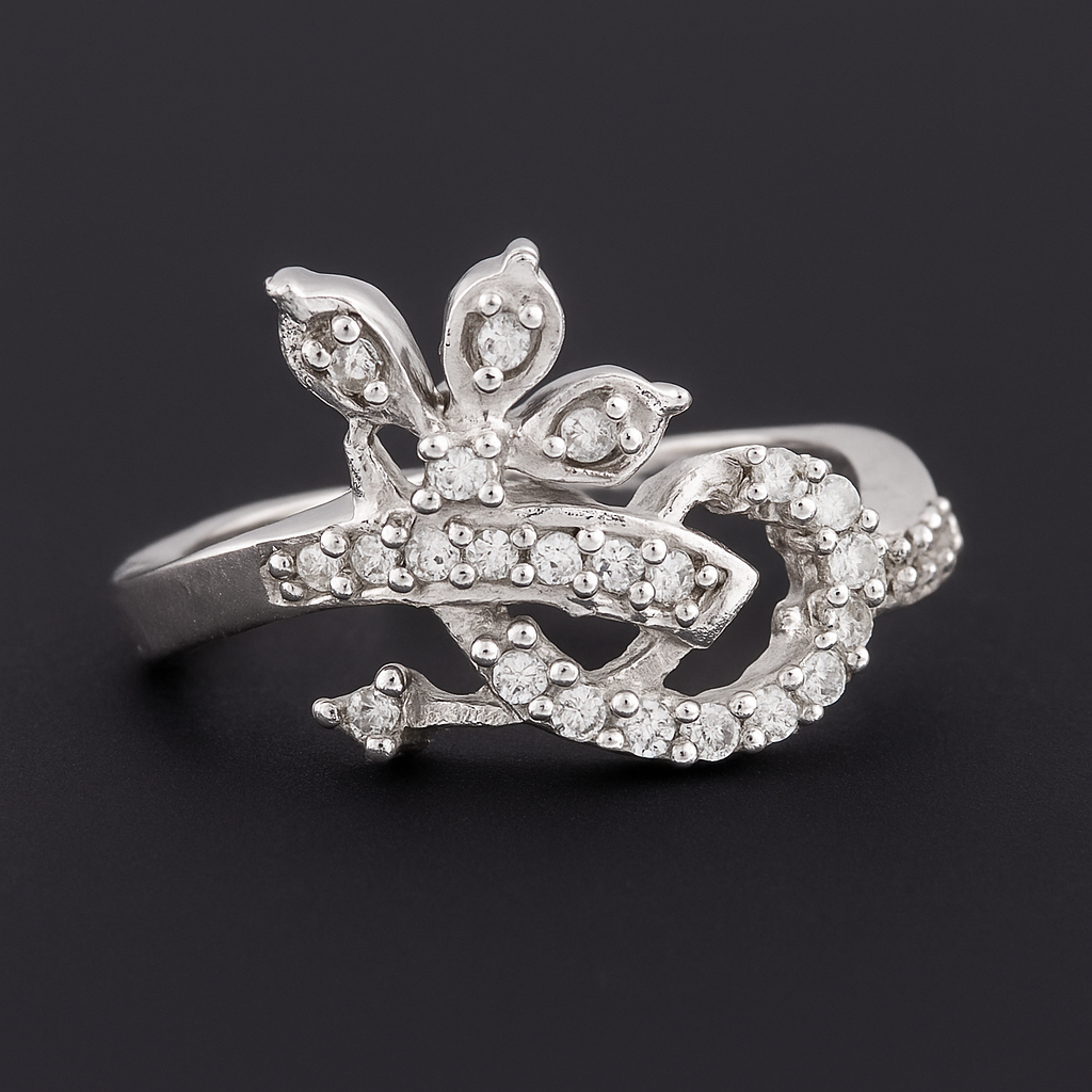 NO RESERVE 2.03 Ct Cubic Zirconia 925 Sterling Silver Ring