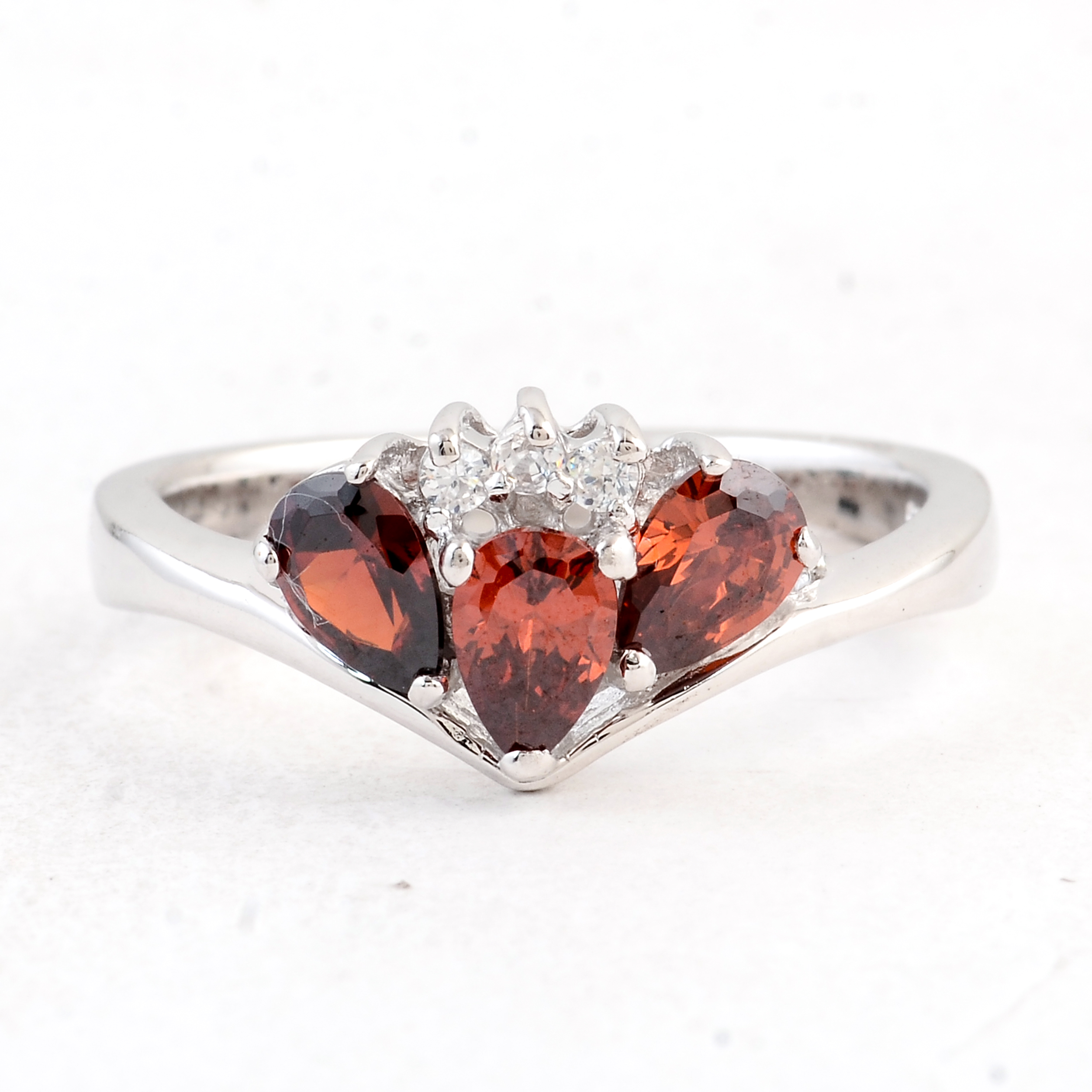 NO RESERVE 2.34 Ct Cubic Zirconia 925 Sterling Silver Ring