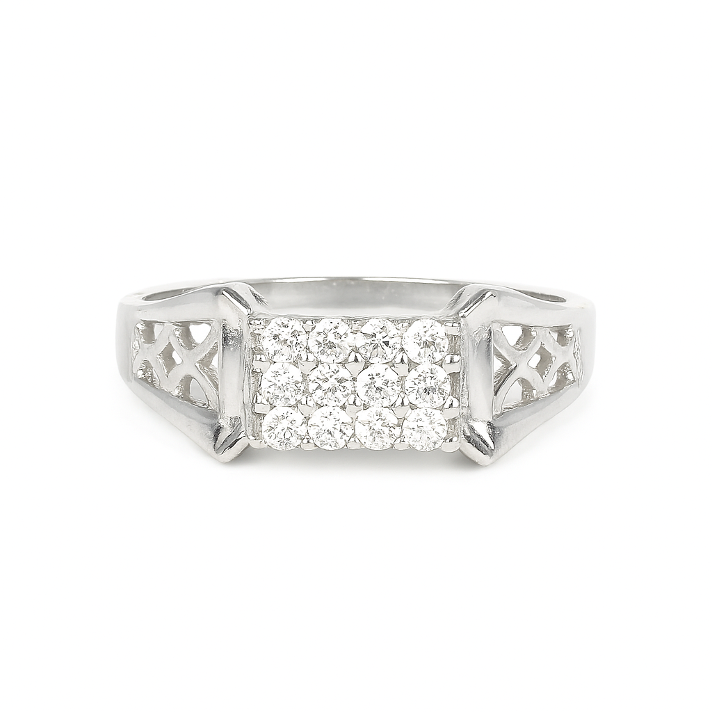 NO RESERVE 2.58 Ct Cubic Zirconia 925 Sterling Silver Ring