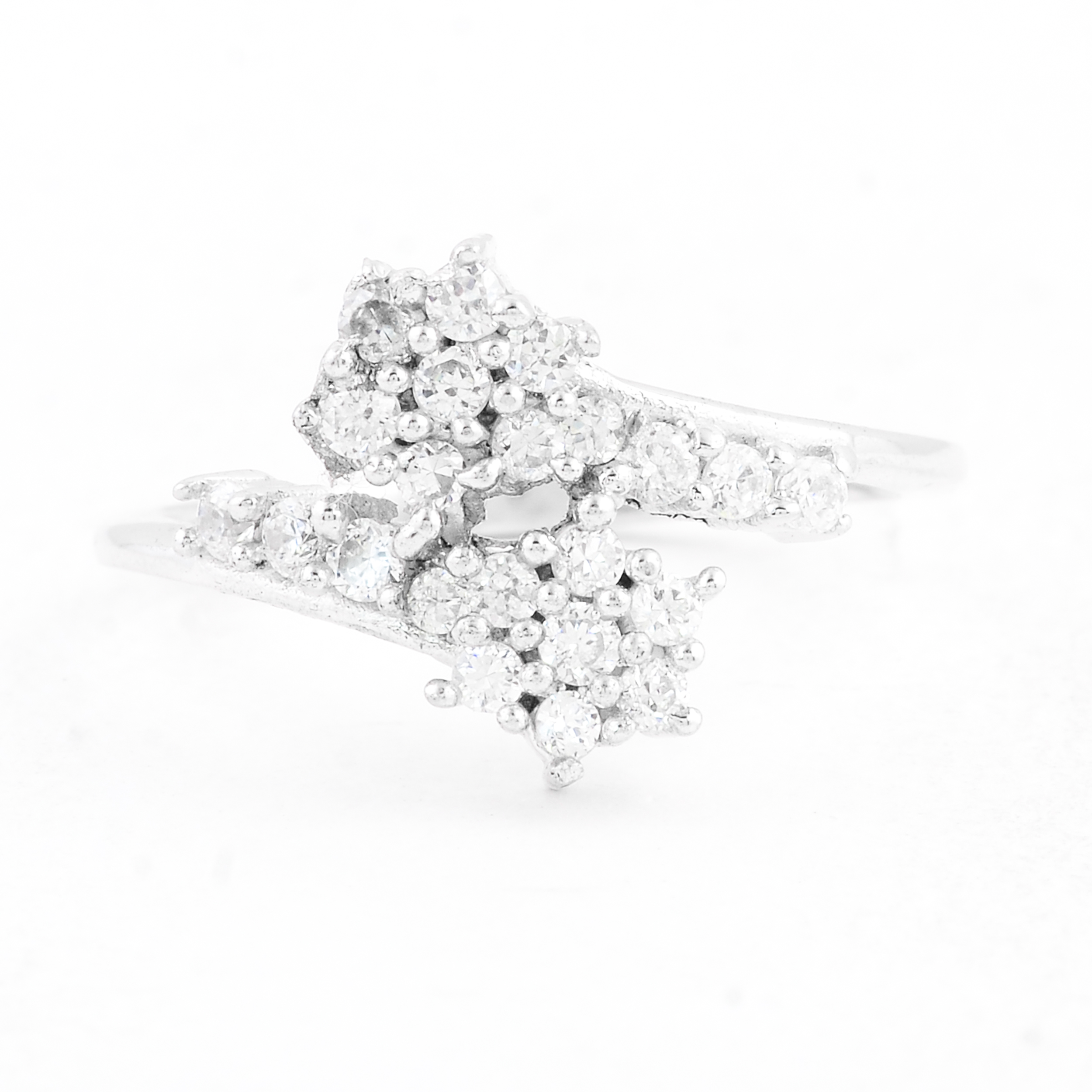 NO RESERVE 2.61 Ct Cubic Zirconia 925 Sterling Silver Ring