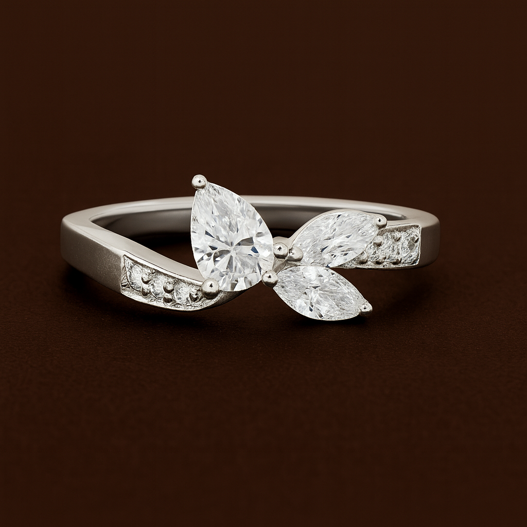 NO RESERVE 2.77 Ct Cubic Zirconia 925 Sterling Silver Ring