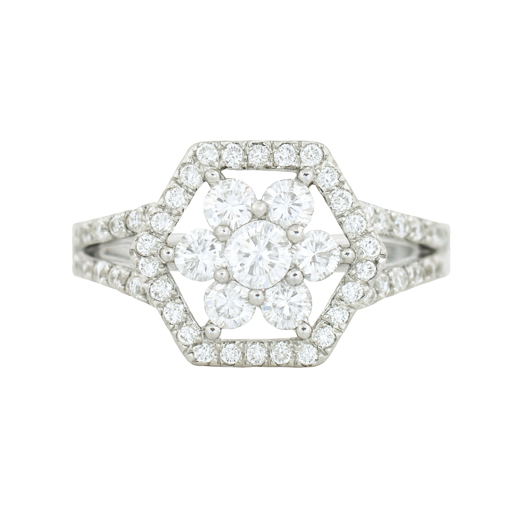 NO RESERVE 2.85 Ct Cubic Zirconia 925 Sterling Silver Ring