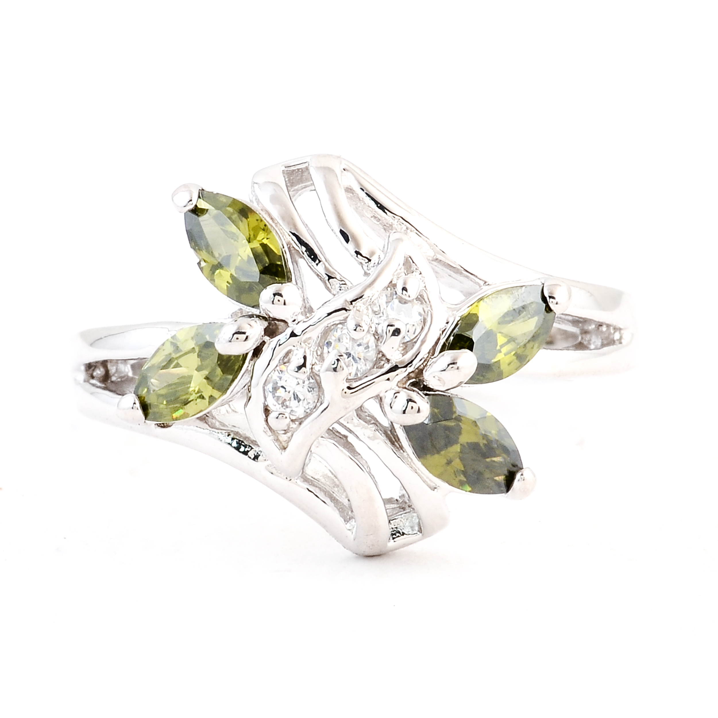 NO RESERVE 2.89 Ct Cubic Zirconia 925 Sterling Silver Ring