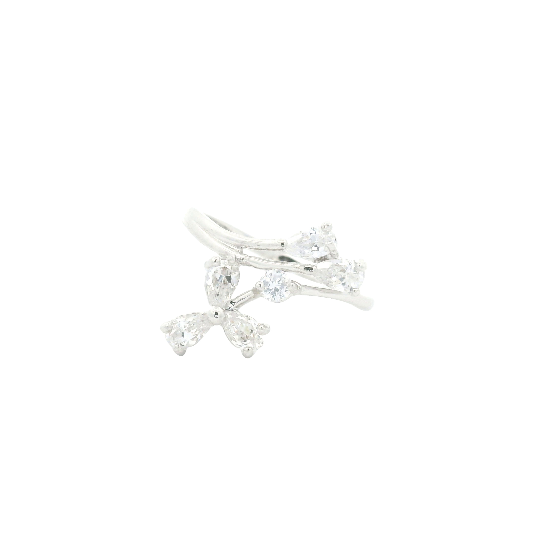 NO RESERVE 3.25 Ct Cubic Zirconia 925 Sterling Silver Ring