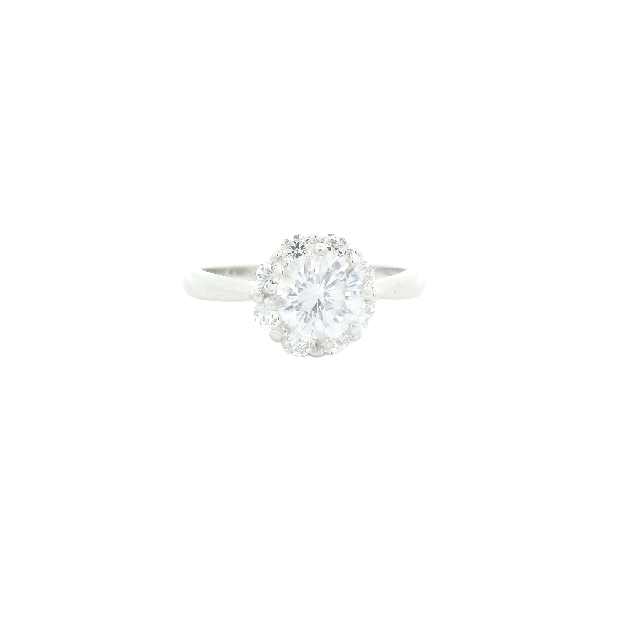 NO RESERVE 3.35 Ct Cubic Zirconia 925 Sterling Silver Ring