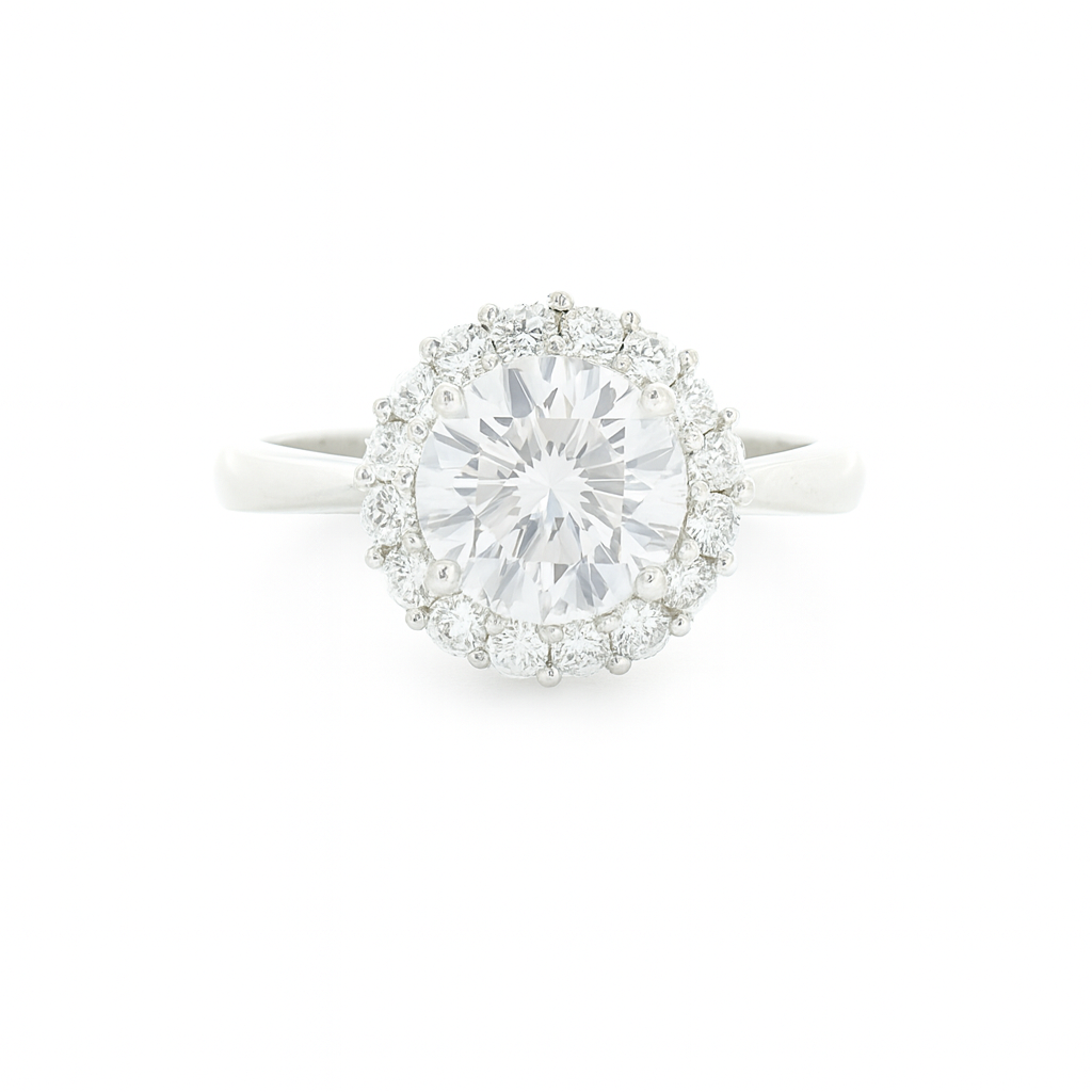 NO RESERVE 3.35 Ct Cubic Zirconia 925 Sterling Silver Ring