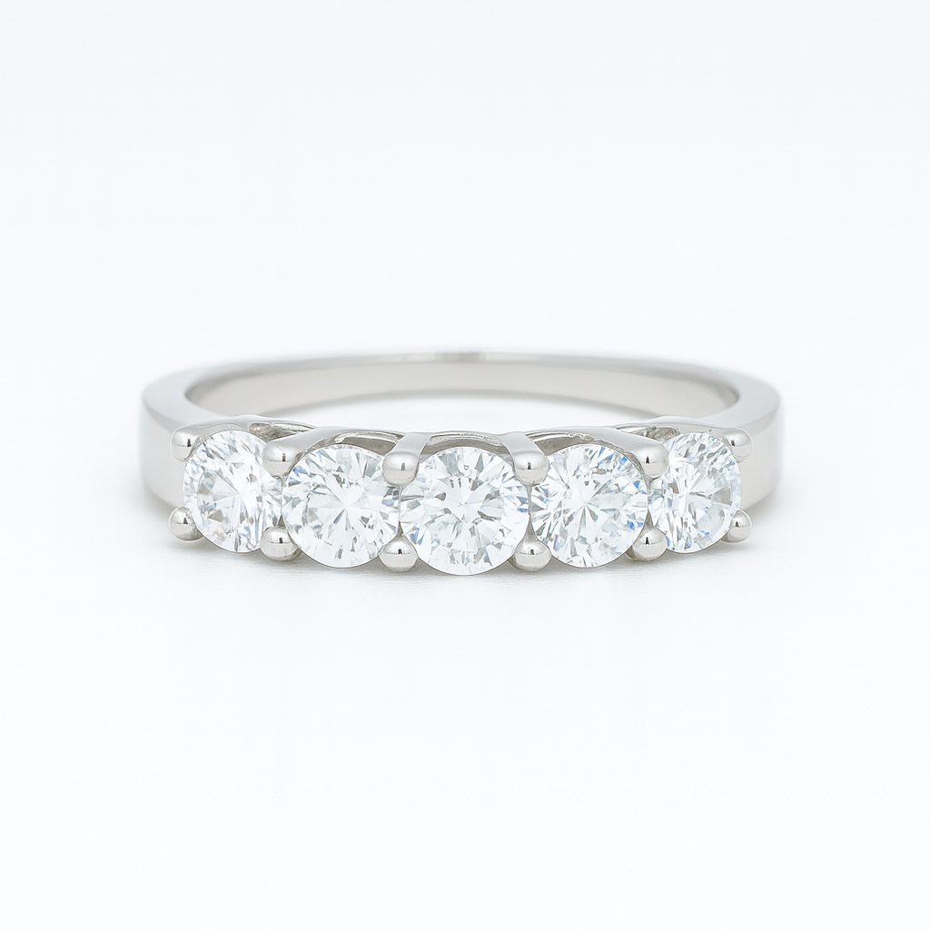 NO RESERVE 3.54 Ct Cubic Zirconia 925 Sterling Silver Ring