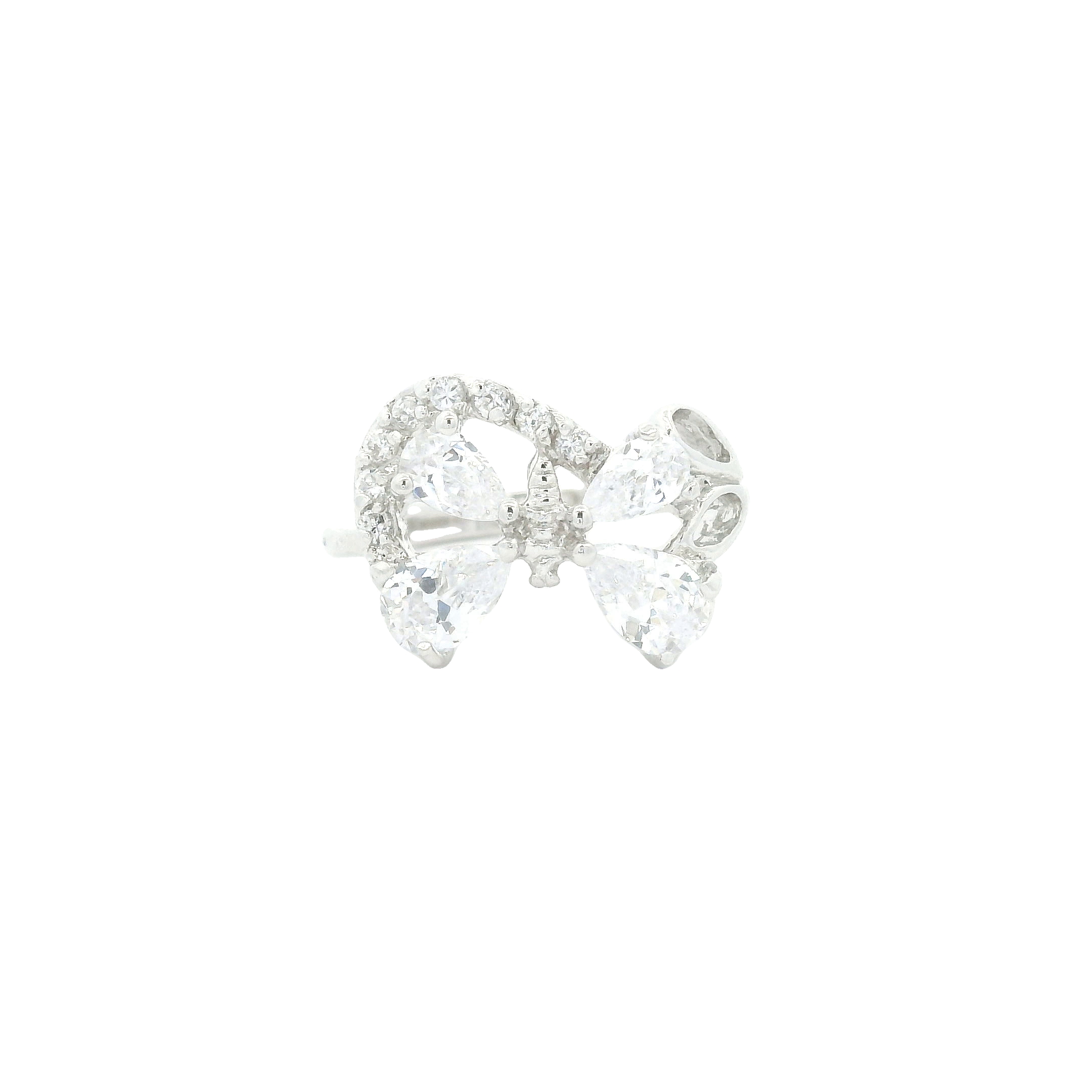 NO RESERVE 3.55 Ct Cubic Zirconia 925 Sterling Silver Ring