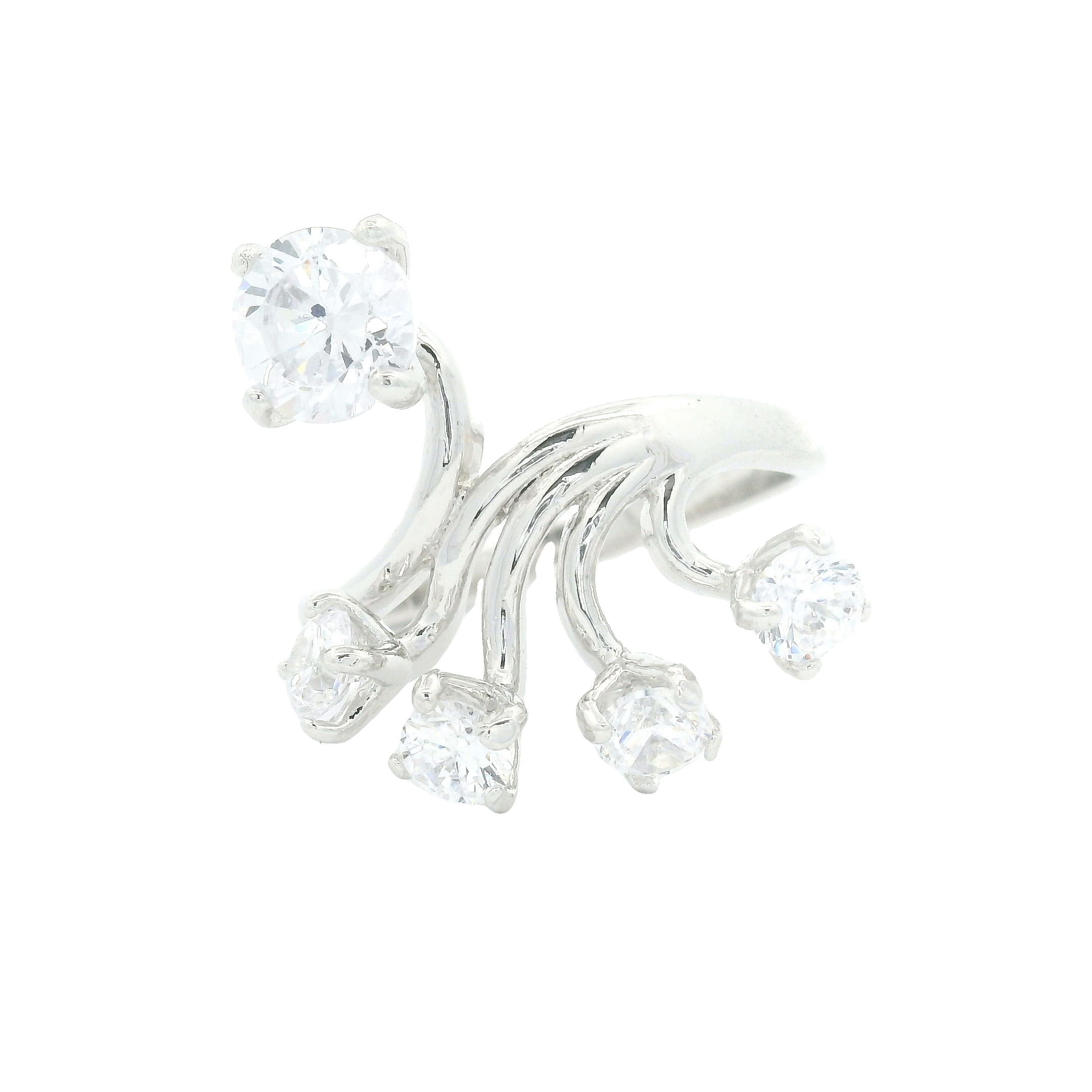 NO RESERVE 4.00 Ct Cubic Zirconia 925 Sterling Silver Ring