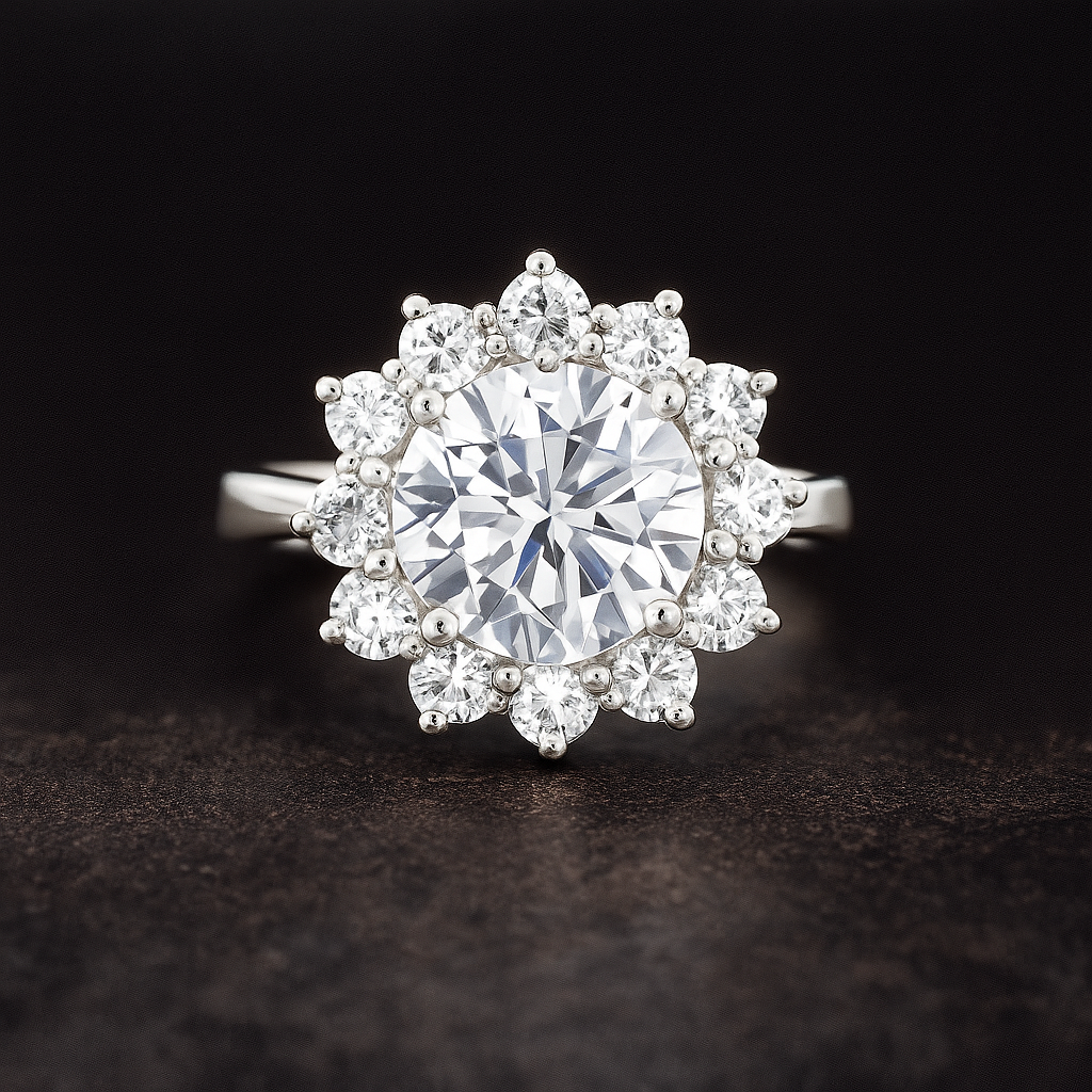 NO RESERVE 4.22 Ct Cubic Zirconia 925 Sterling Silver Ring