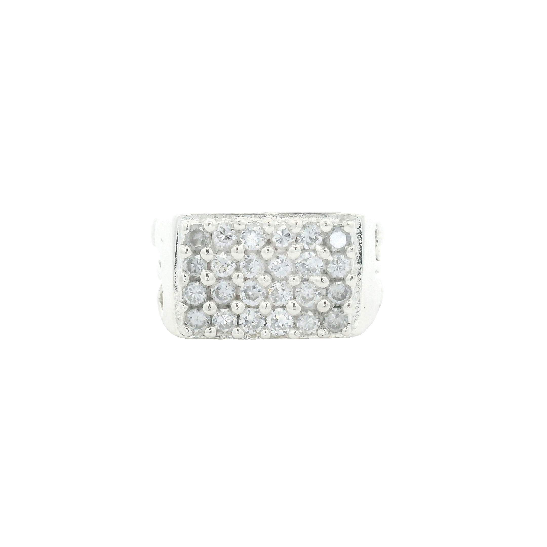 NO RESERVE 5.40 Ct Cubic Zirconia 925 Sterling Silver Ring