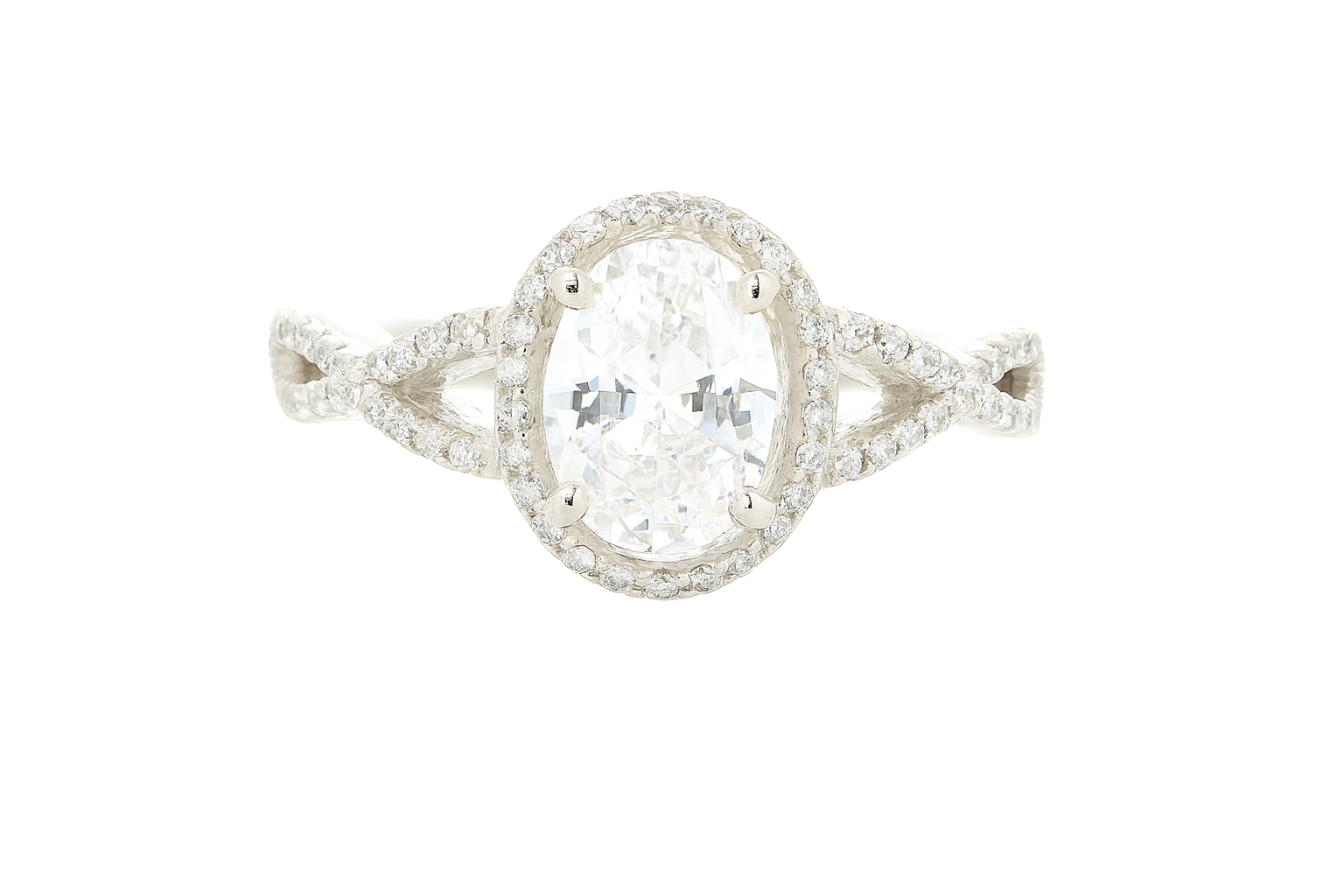 NO RESERVE 6.29 Ct Cubic Zirconia 925 Sterling Silver Ring