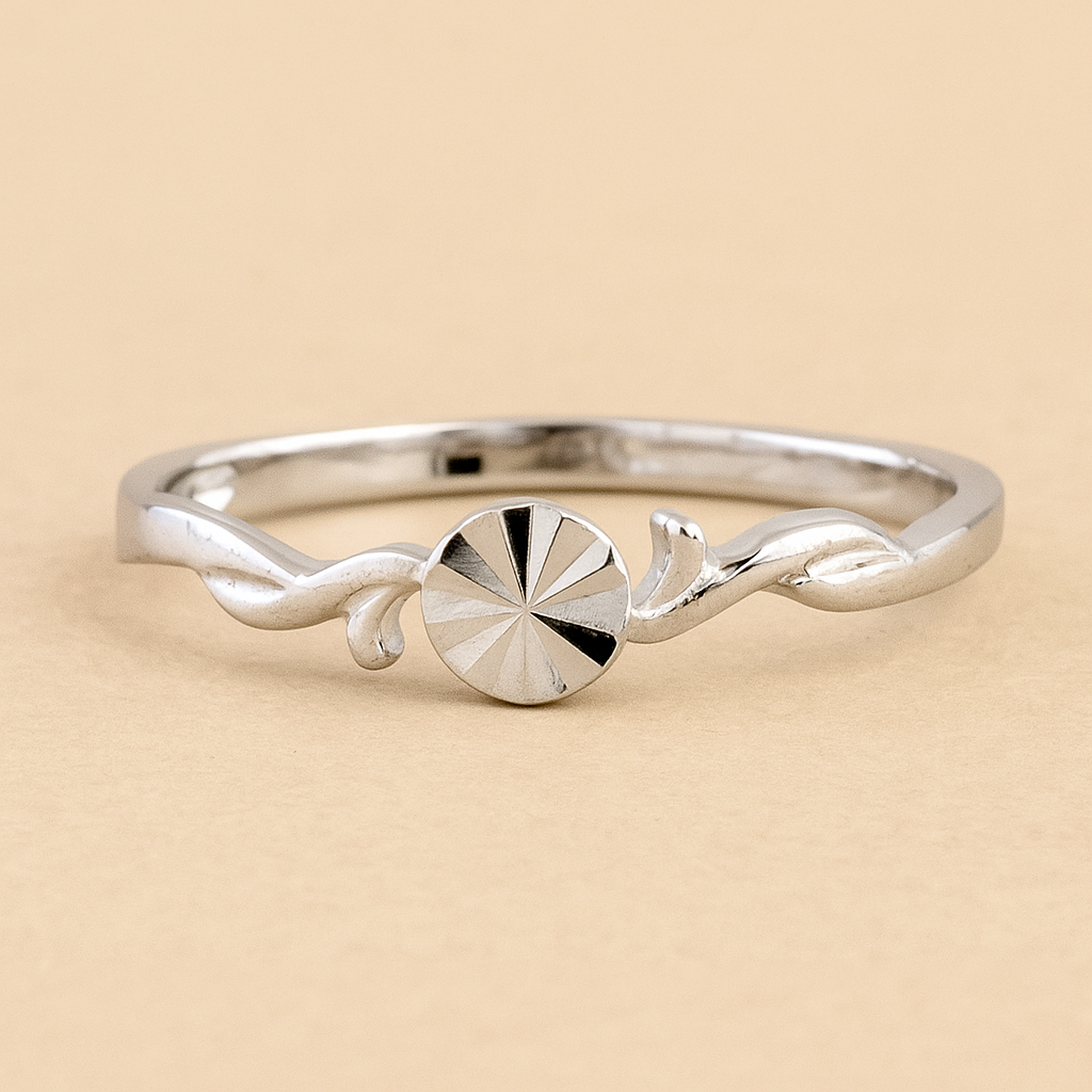 No Reserve 925 Sterling Silver 0.00 Ct Plain Ring 7 US Ring Size