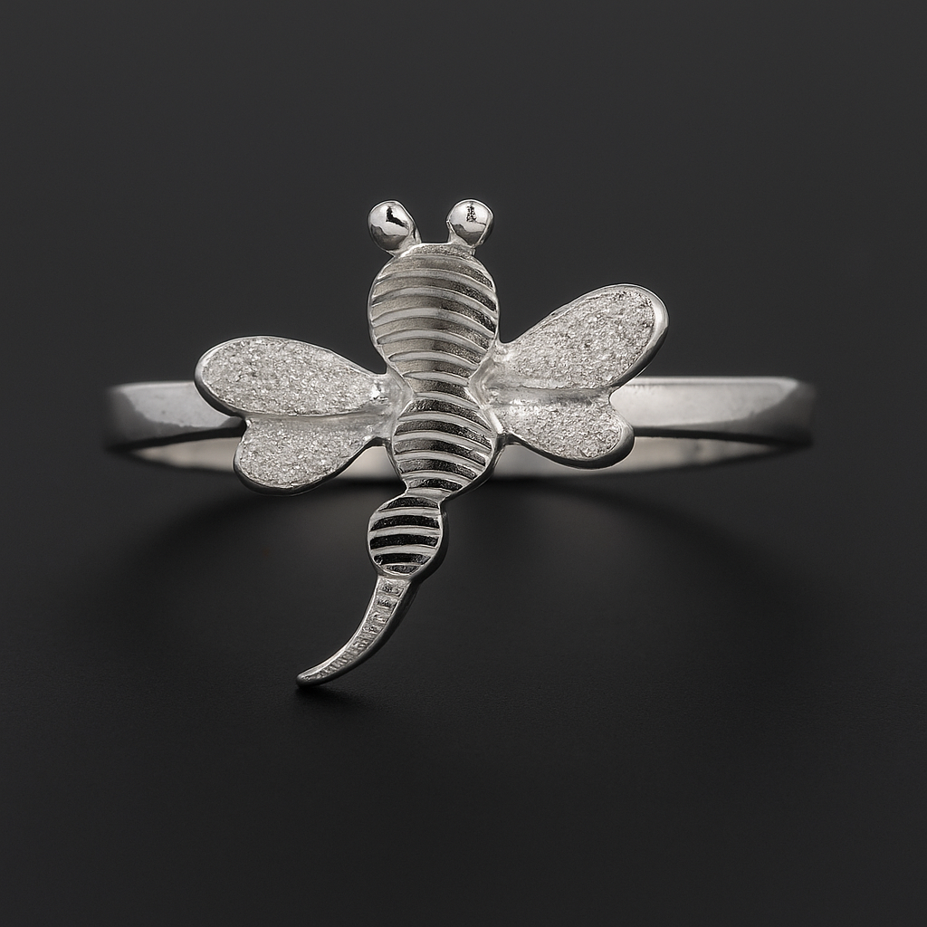 No Reserve 925 Sterling Silver 0.00 Ct Plain Ring