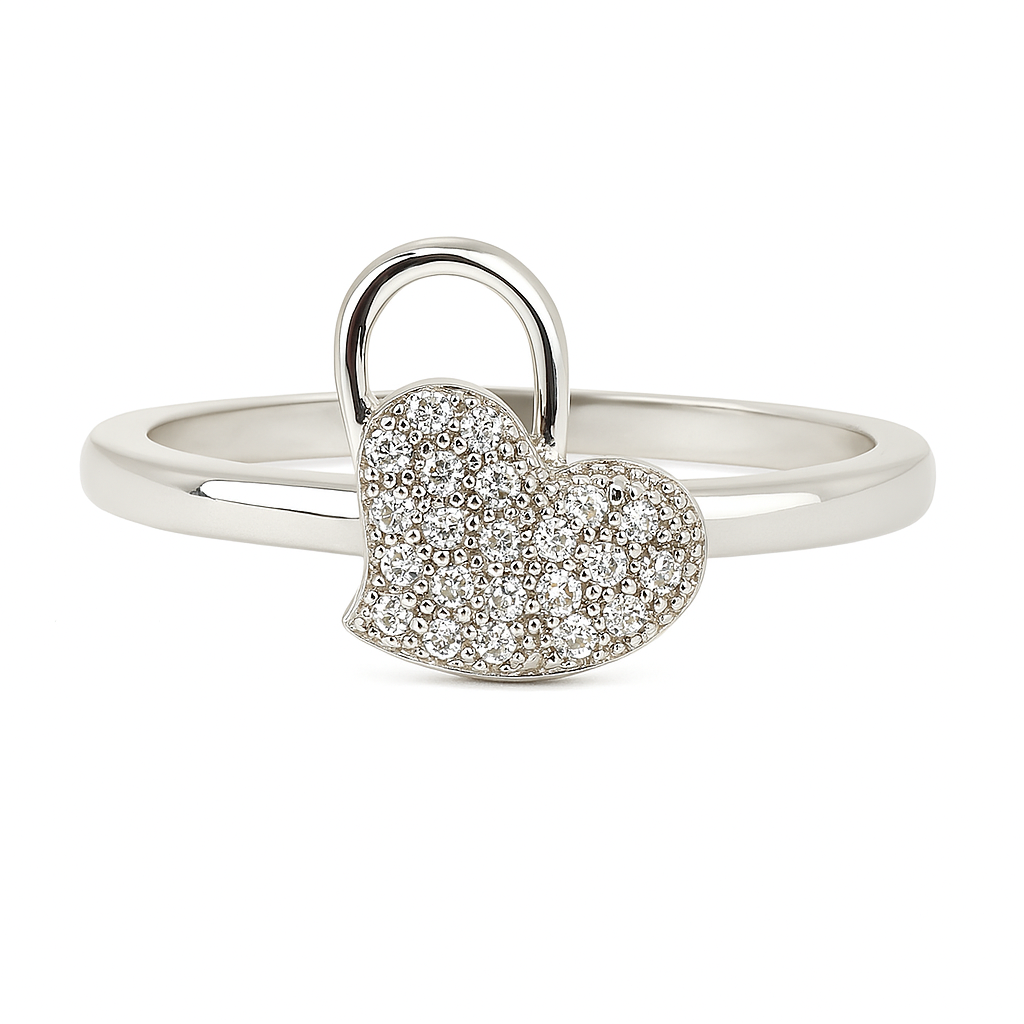 No Reserve 925 Sterling Silver 0.92 Ct Cubic Zirconia Ring