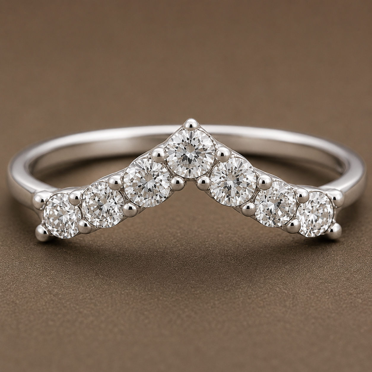 No Reserve 925 Sterling Silver 0.94 Ct Cubic Zirconia Ring 7 US Ring Size