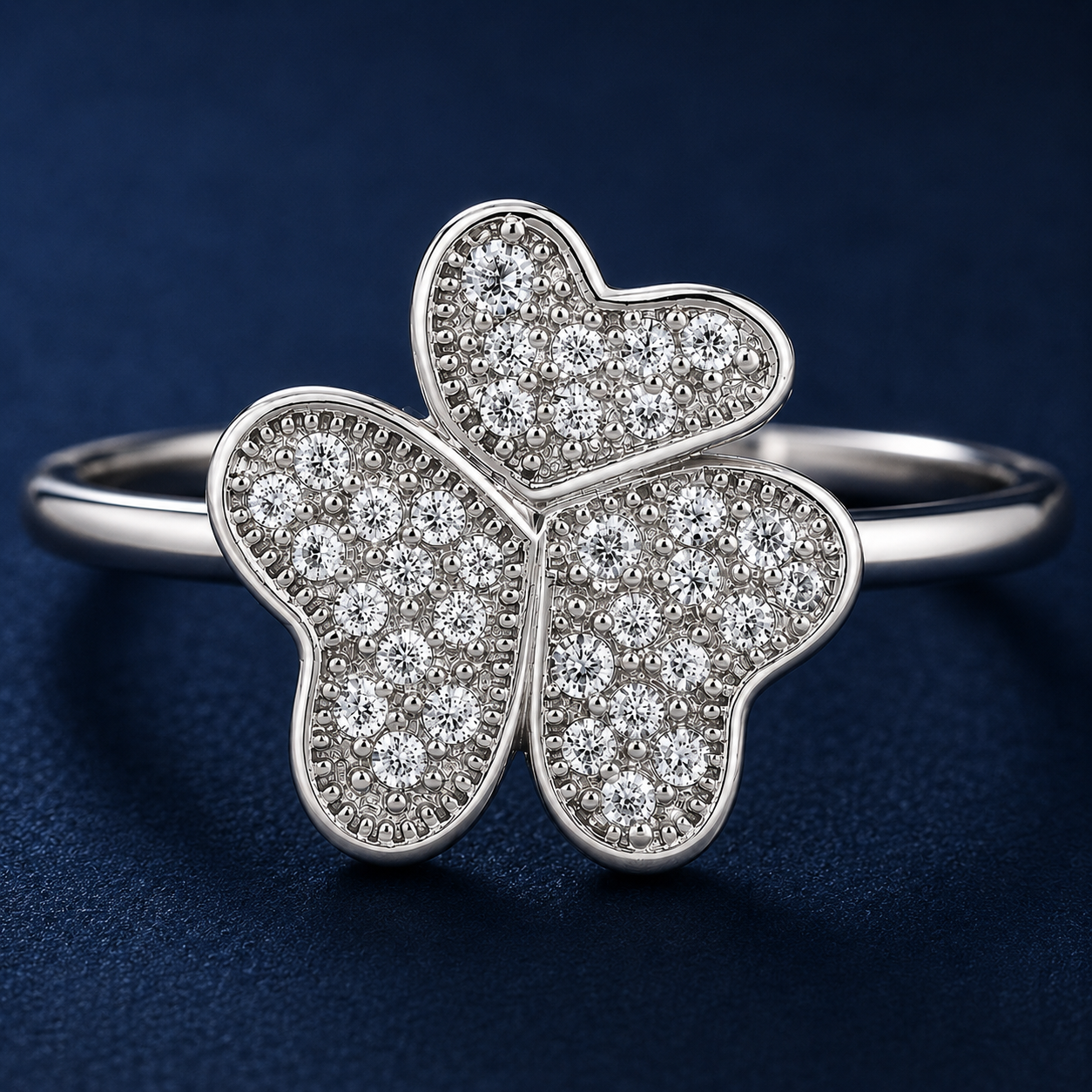 No Reserve 925 Sterling Silver 1.20 Ct Cubic Zirconia Ring 6.5 US Ring Size