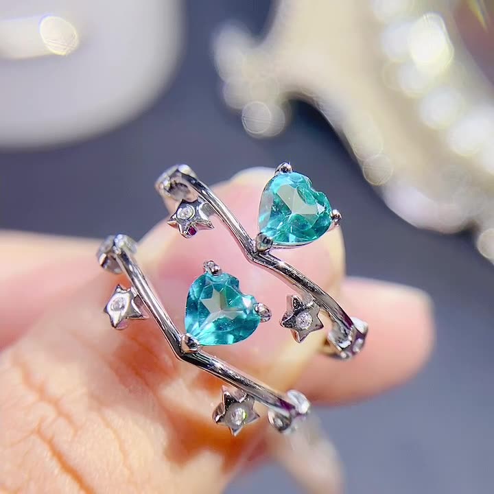 Blue Topaz .925 Sterling Silver Earrings from Bali